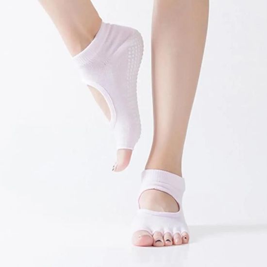 Acfoda Chaussures De Ballet Doux Toile - Chaussons Pilates Yoga Gymnastique Split Souple Pour Filles Et Femmes 22-44 EU