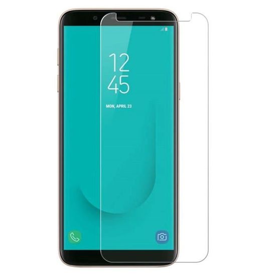 Pour Samsung Galaxy J6 2018 Verre Trempé d'écran Protection Écran Film  Protecteur Samsung J6 (1 Pack) - HongWe. - Cdiscount Téléphonie