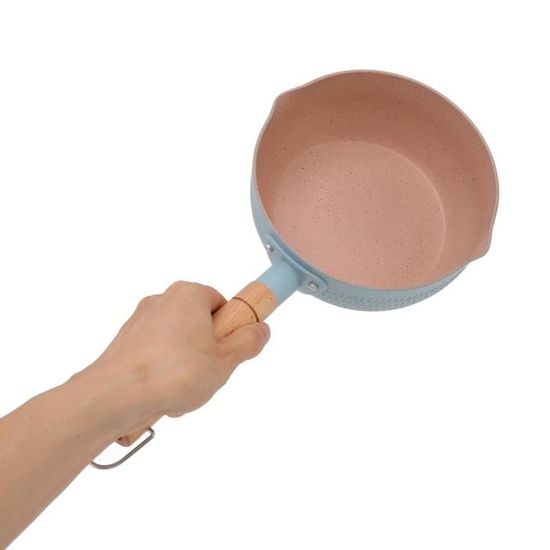 BBASILIYSD Casserole Anti-adhésive En Alliage De Titane De 30,5 Cm Avec Couvercle, Poêles à Frire Antiadhésives Avec Couvercles Avec Poignées Ergonomiques Qui Restent Froides, Sauteuse Profonde