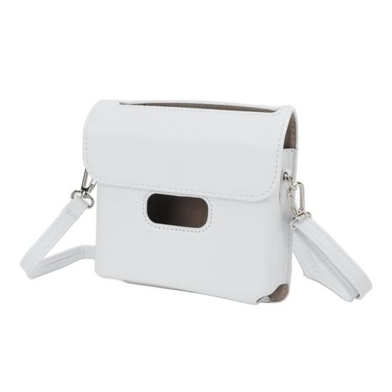 Housse En Cuir PU Pour Appareil Photo Instantané Fujifilm SQ20 - Fermeture Magnétique, Bandoulière - Marron