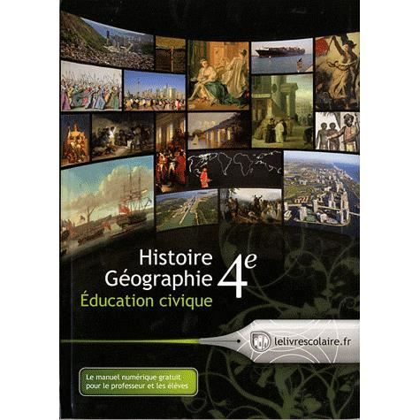 Histoire Géographie Education Civique 4e Cdiscount Librairie