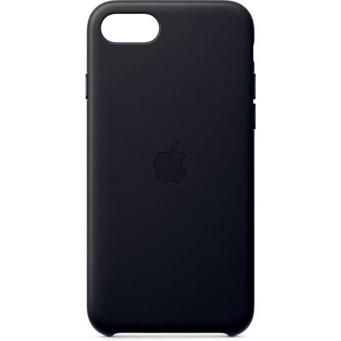 APPLE Coque pour iPhone SE Cuir - Noir