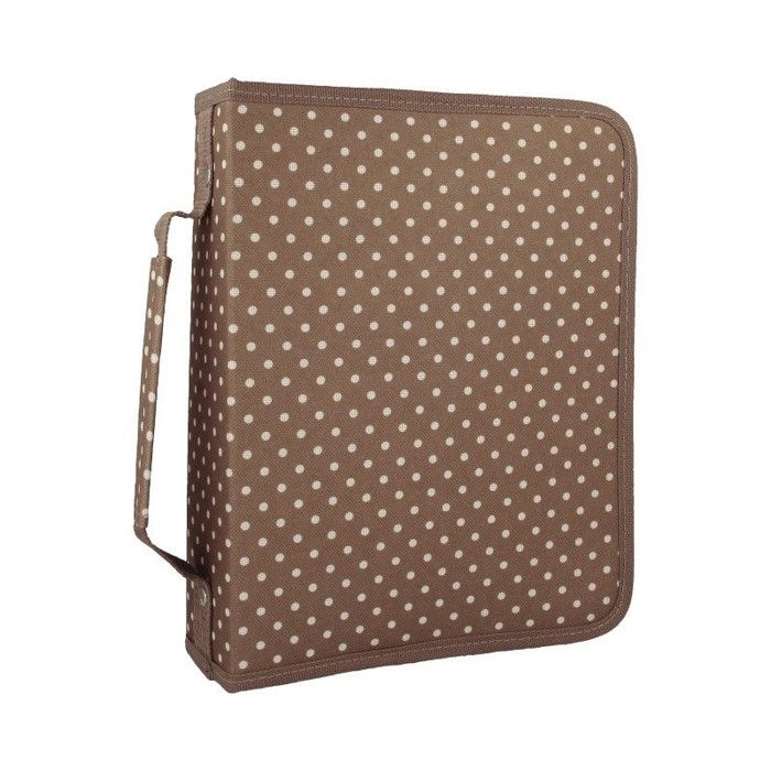 Trousse avec classeur de rangement pour tampons transparents - 28 x 22 cm