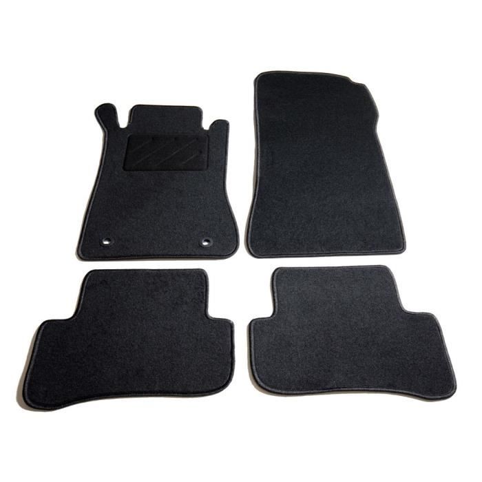 Ensemble de tapis de voiture 4 pcs pour Mercedes W203 Classe C -YAP