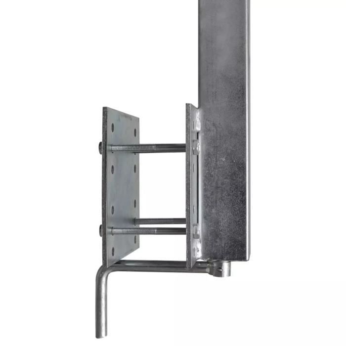 Set De 2 Supports À Barre Inclinable 63 - 88 Cm Pour Remorque À Bateau - YULINSHOP
