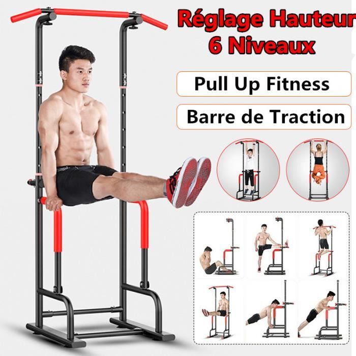 Barre de traction - Hauteur Réglable 95-195cm - 120KG - Pull Up Fitness Station Musculation