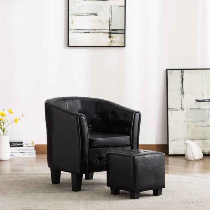 ��8482Magnifique-Fauteuil Relax salon Fauteuil TV confortable - Fauteuil de Relaxation avec repose-pied Fauteuil télévision Style S