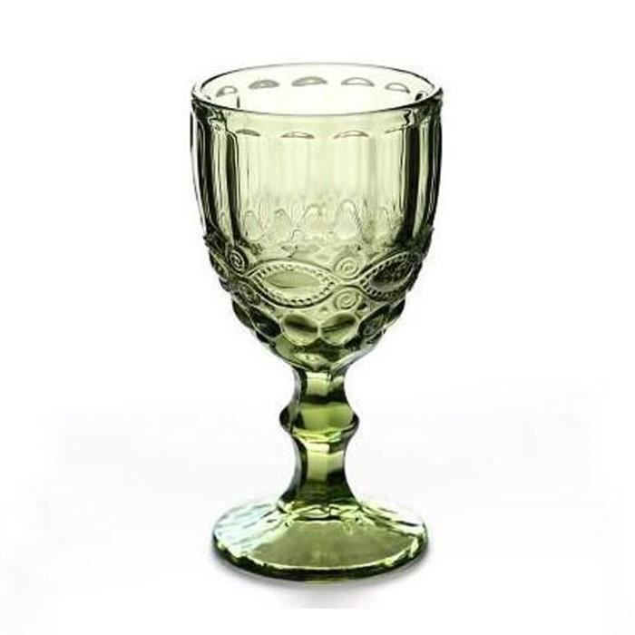 Verres à vin,Verre à vin rouge Vintage coloré 240ML 300ML,tasse à boisson épaisse pour jus de vin,tasse créative - Type 7-240ml