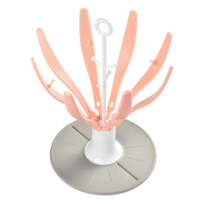 BEABA Egoutte biberons pliable flower pink
