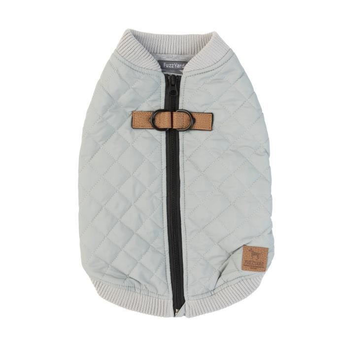 FUZZYARD Blouson Harnais MacGyver - 26-29 cm - Gris clair - Pour chien