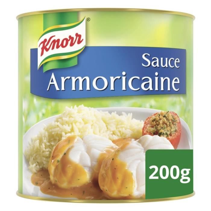 KNORR - Sauce Armoricaine 200G - Lot De 4