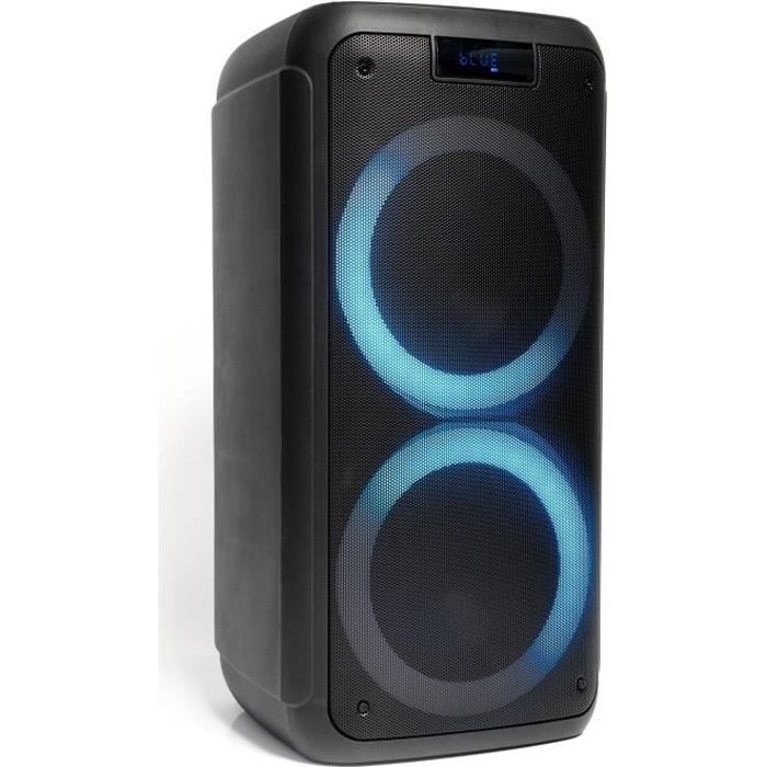 IBIZA - FREESOUND400 - Enceinte active autonome 400W avec Bluetooth, USB, Micro-SD et télécommande