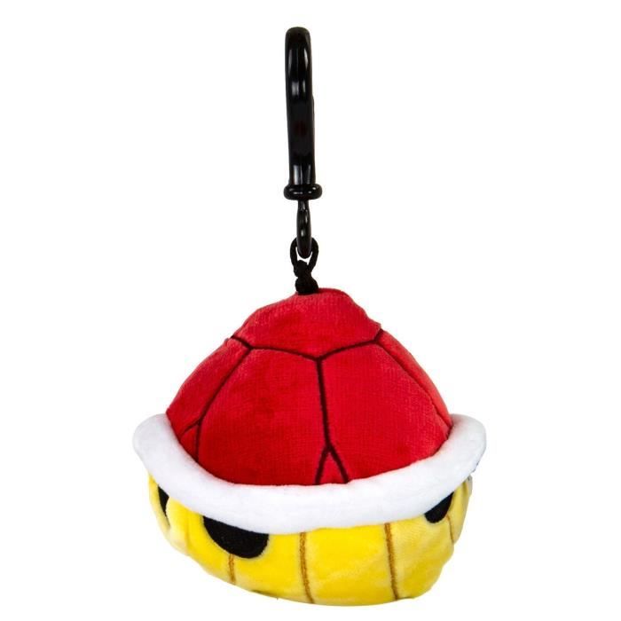 MARIO KART Clip' n plush Mochi Mochi Carapace Rouge 10 cm