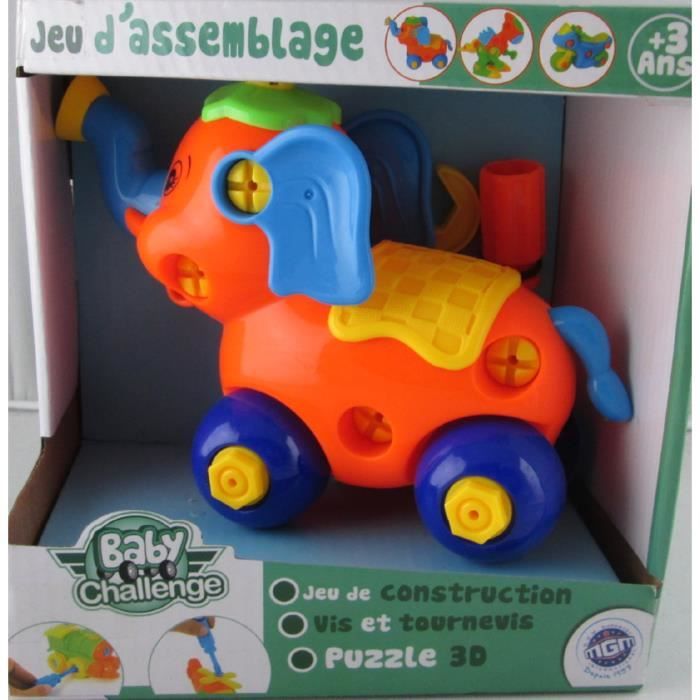 Elephant jeu de construction et d'assemblage