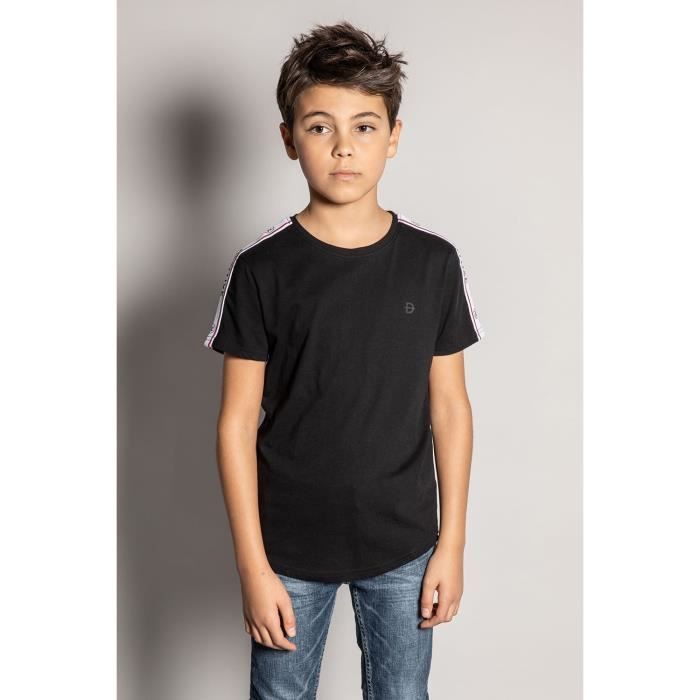 DEELUXE T-shirt avec bandes BANDOSON Black