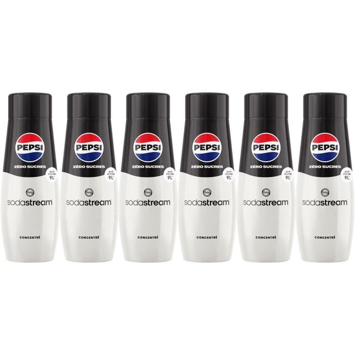 SODASTREAM Concentré PEPSI MAX 440ml Lot de 6