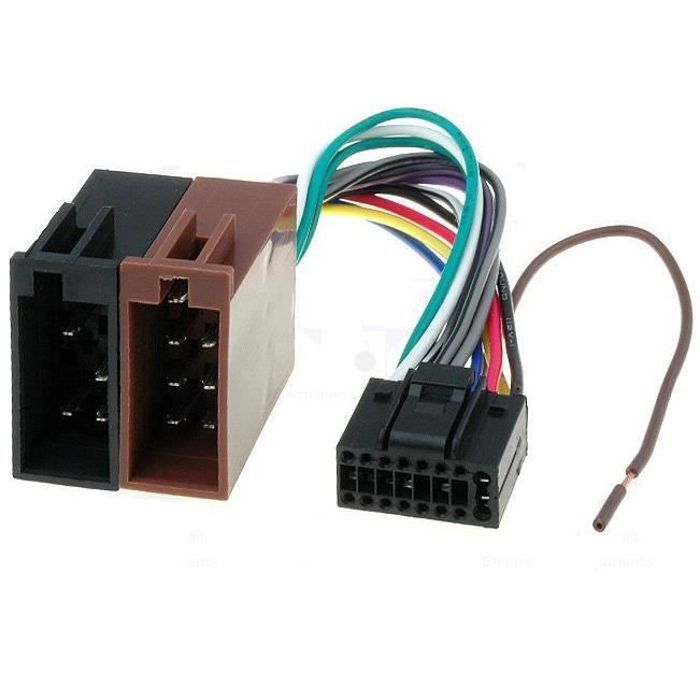 Cable adaptateur ISO autoradio Kenwood KDC-WF431A KDC-WV6027