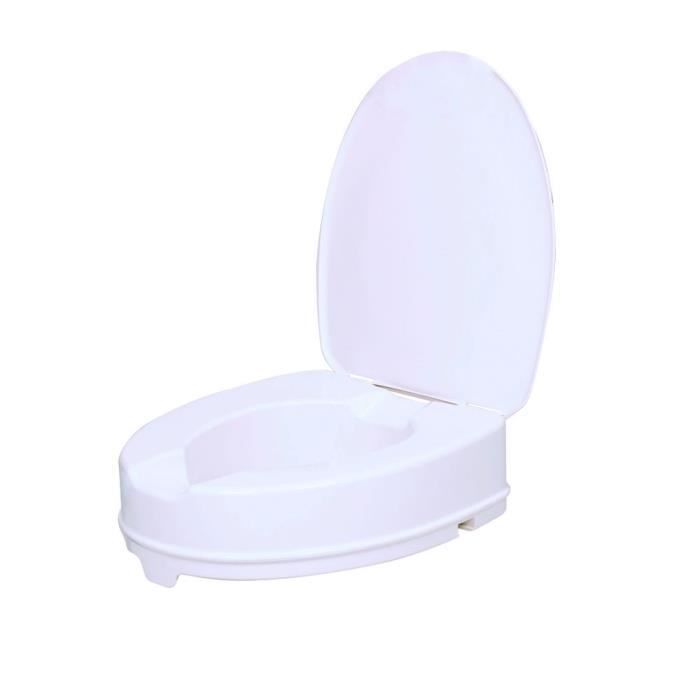 VITILITY - Rehausseur de WC ( 10 cm ) avec couvercle