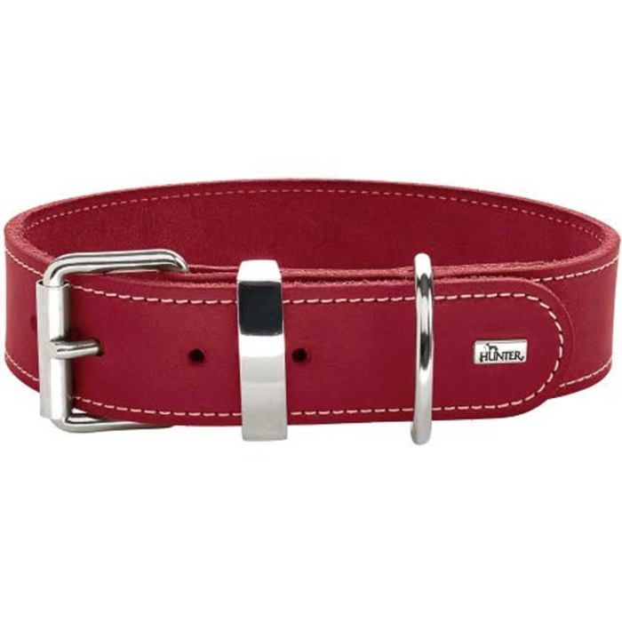 Comparer les prix de Collier Hunter - 68363 - Aalborg Special Collier pour Chien en Cuir Durable et Confortable 30 (XXS-XS) Rouge