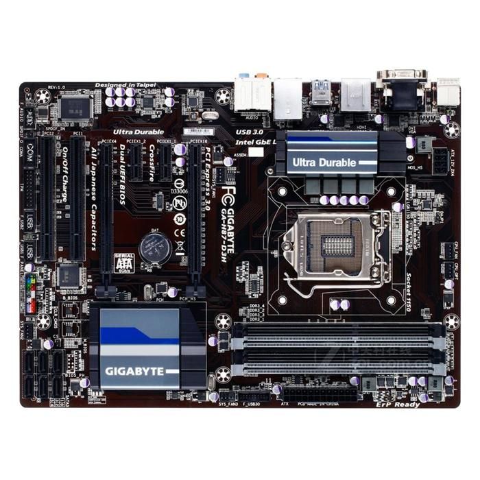 Carte mère GIGABYTE GA-H87-D3H Intel H87 Socket LGA1150 4xDDR3 SDRAM 32GB ATX - Gigabyte