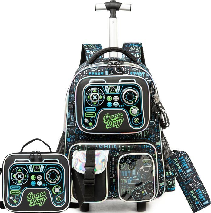 Cartable A Roulette Gar?�on Cartable Primaire Roulette Ce1 Sac ?? Dos Roulette[J202] B-game 