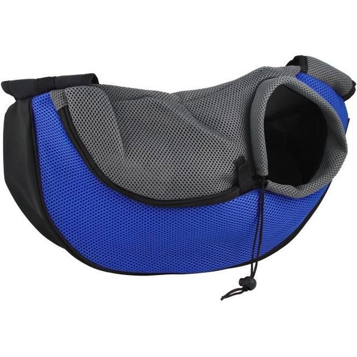 Comparer les prix de Tera® Sac de transport bandoulière 48x12x20cm pour petit et moyen chien/chat (Bleu)-keeper