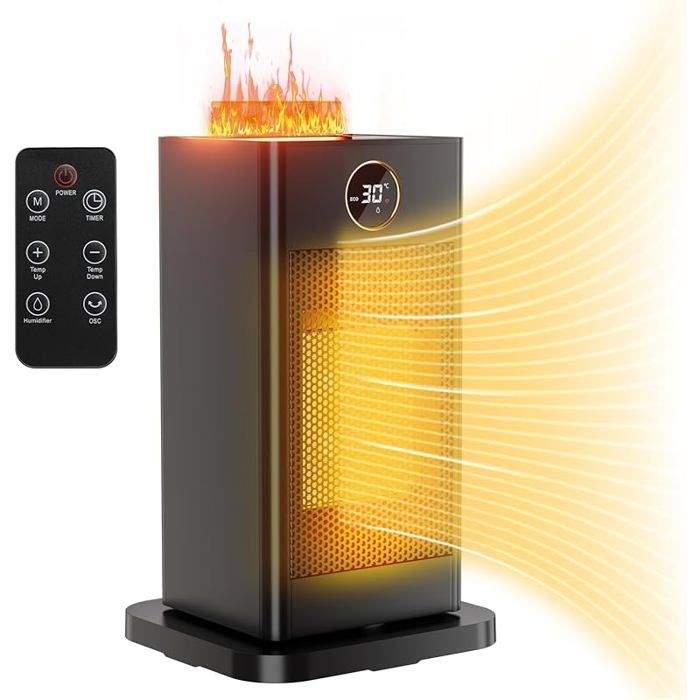 Mini Radiateur Soufflant à Économie D'Énergie Chauffage Soufflant Electrique Radiateur Soufflant Chauffage Dappoint 1500w Avec 3 Modes Pour Salon Chambre Bureau Salle De Bain 92256988