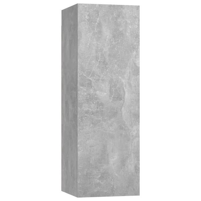 “Winter SaleTOP Armoire TV classique Gris - Meuble TV Gris béton 305x30x90cm - Bois d’ingénierie PRO60988