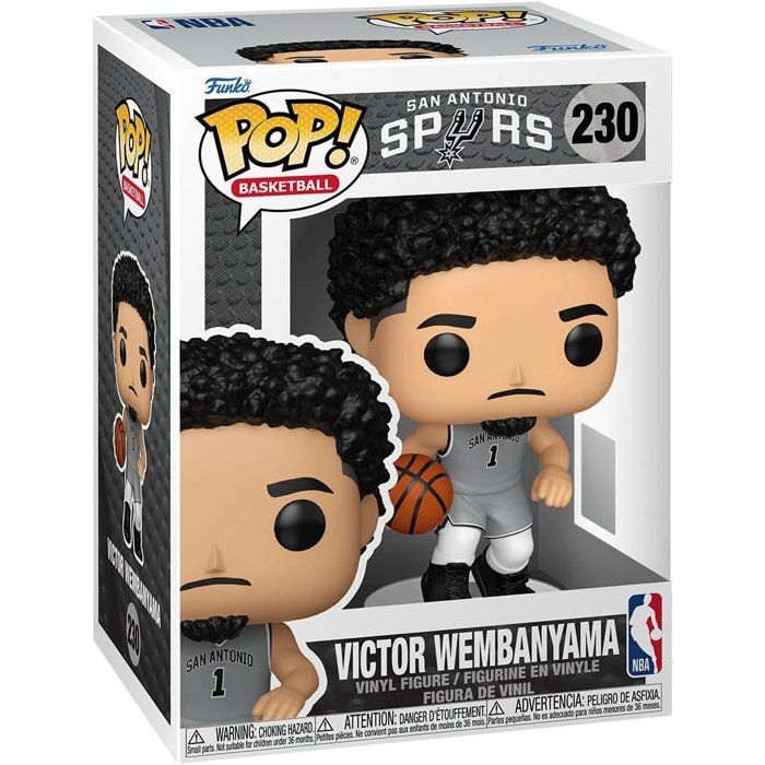Figurine Funko Pop Basketball San Antonio Spurs Victor Wembanyama - vue 4