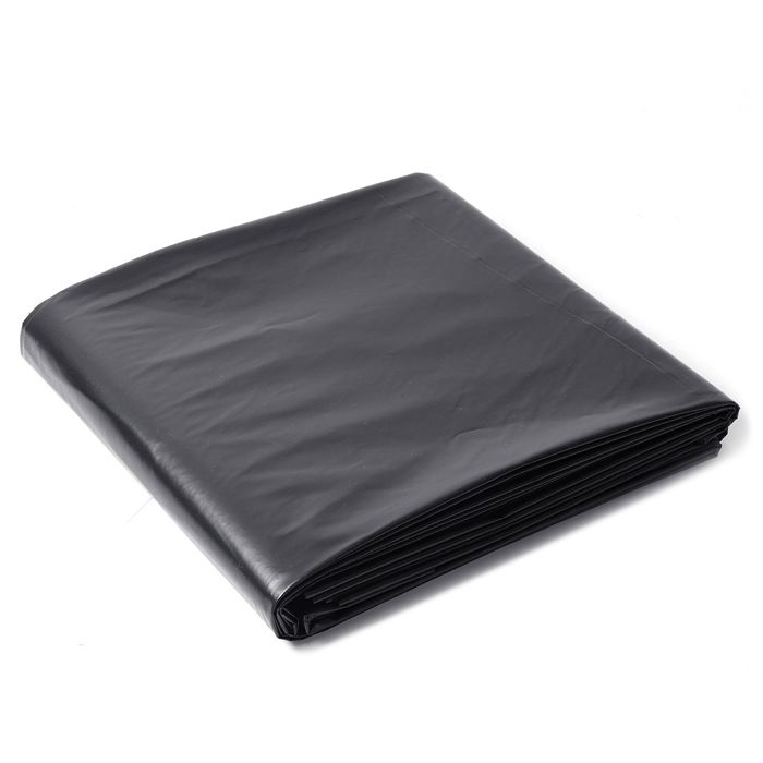 Bâche en PVC pour bassin - Résistante aux intempéries Non toxique pour poissons - jardin et piscine - Noir 1m x 1m