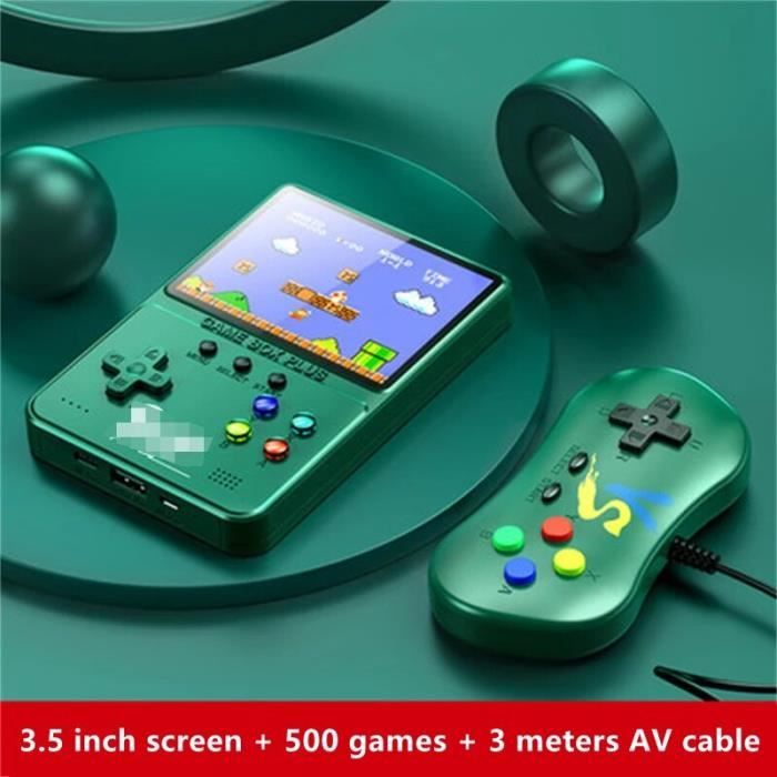 Console De Jeu Portable Fiorky Avec 520 Jeux Rétro - Écran 2,4 Pouces - Batterie Rechargeable - Connexion TV - Cadeau Enfants