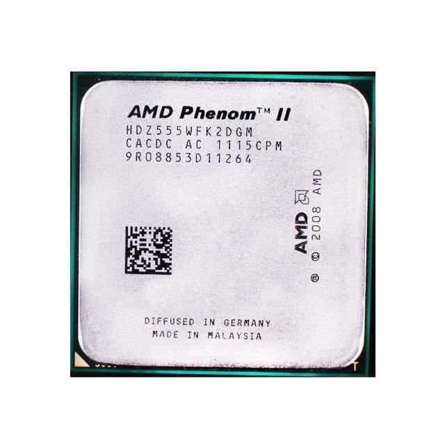 AMD Phenom II X2 555 3.2GHz Dual Core Processor HDZ555WFK2DGM Socket AM3 desktop CPU Cdiscount Informatique