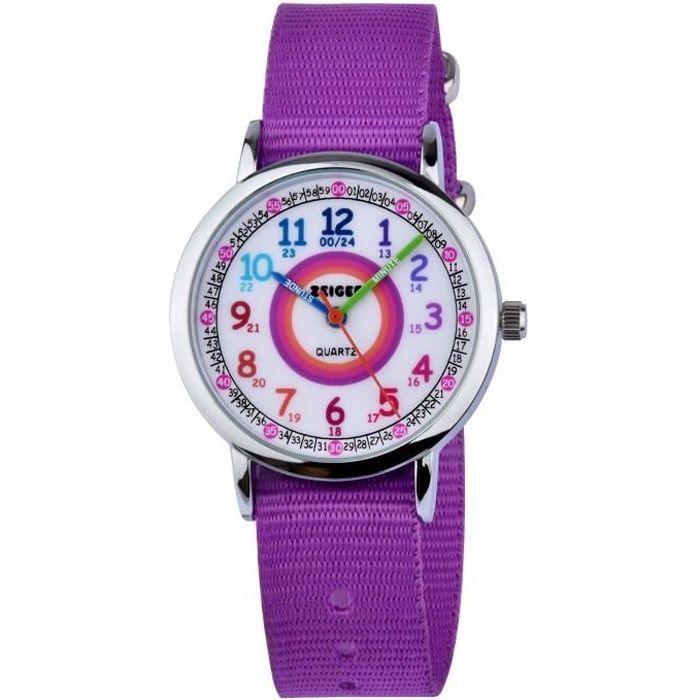 Montre pédagogique fille sale
