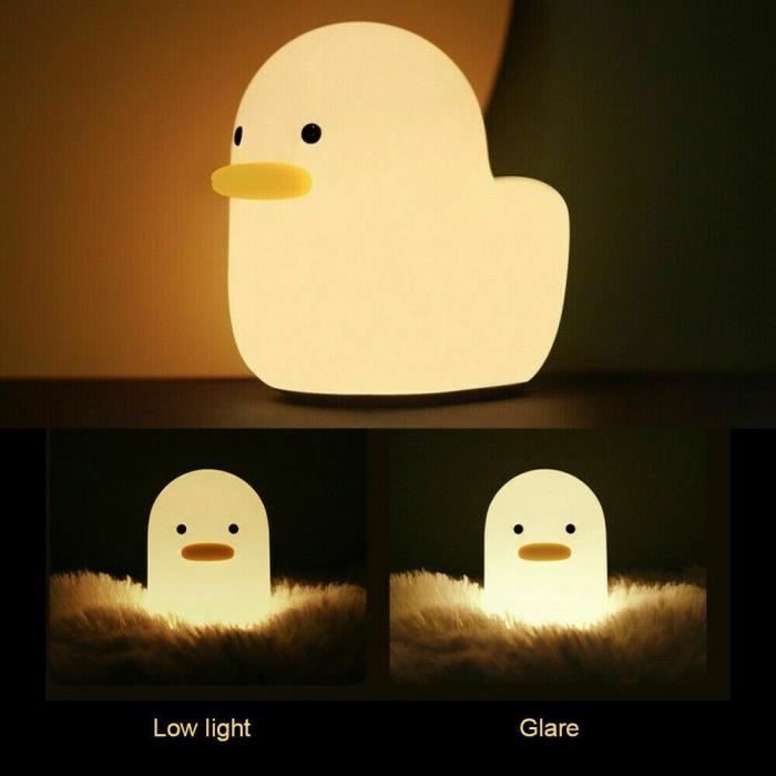 PUMPKINS Lampe Canard, Veilleuse Canard En Silicone, Fonction Minuterie