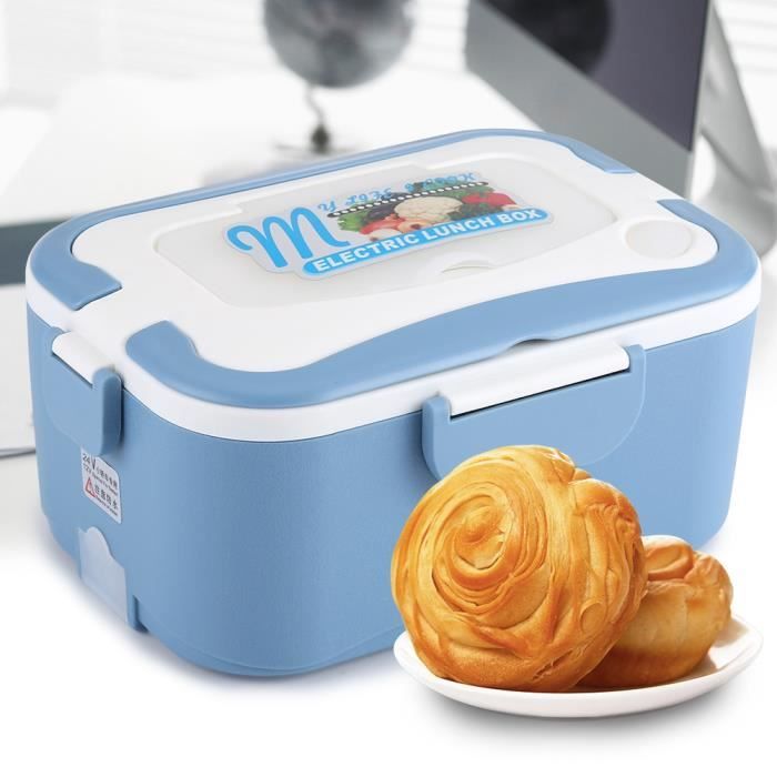 Voyage Vert Bureau /école Destinely Chauffage /électrique de Voiture Lunch Box 12V 220V// 110V 2 in1 Accueil Chauffage /électrique Chauffe-Plats Chauffe-Repas pour la Conservation de la Chaleur