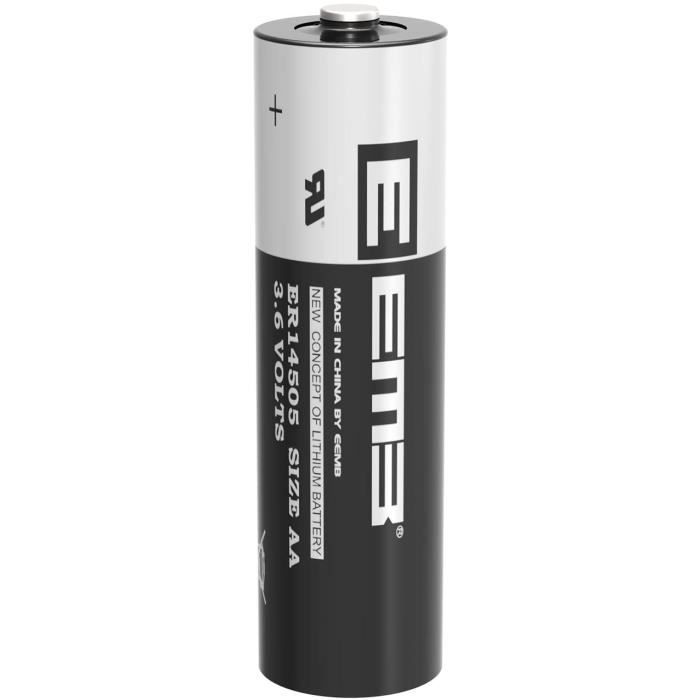 ER14505 LS14500 3.6V Piles Lithium LR06-AA Batterie Cylindrique 2600 mAh  Thionyl chlorure de Lithium Certifié UL-UN38.3-Piles j[762] - Cdiscount  Jeux - Jouets