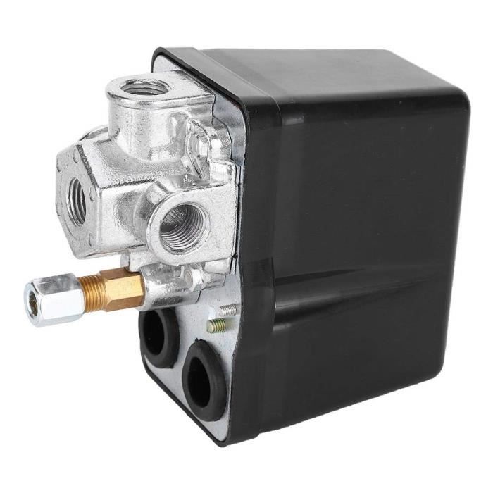 Interrupteur Pression Compresseur D'Air - 220V/380V 15A - Réglage 99-142 PSI - Pour Compresseur Piston - 7