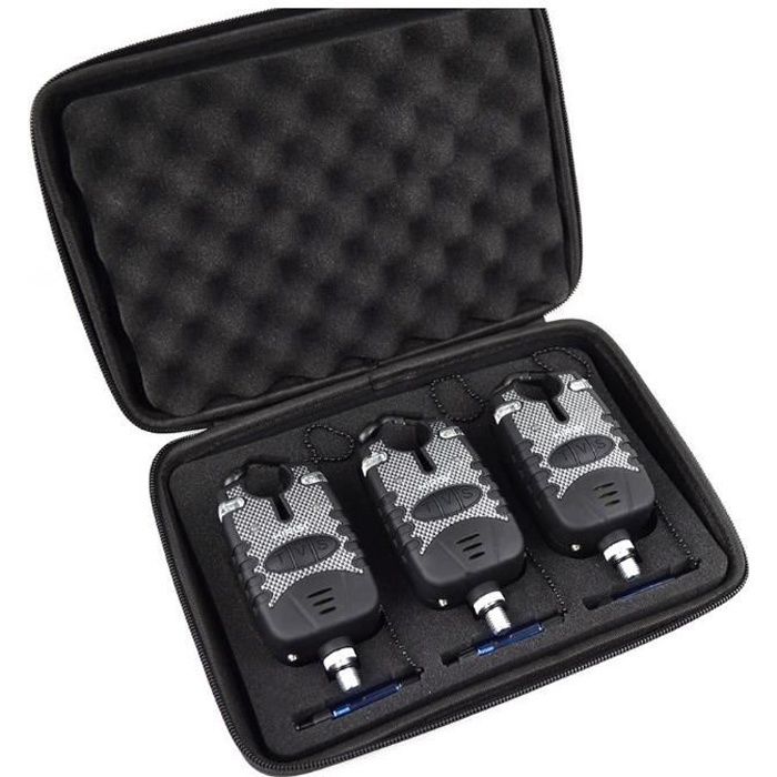 Hirisi Tackle Alarme De Pêche Sans Fil 4 Alarmes + 1 Récepteur - Kit Jour Et Nuit Pour Carpe