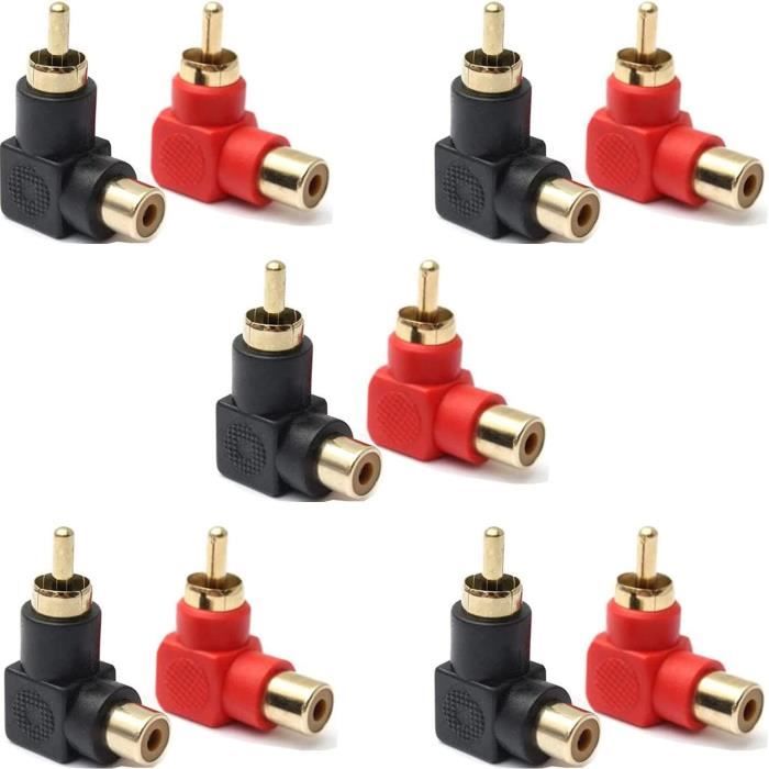 Lot De 5 Paires Connecteurs MT30 Plaqués Or – 3 Broches – 30A – Pour Moteur Sans Balais, ESC – Modélisme