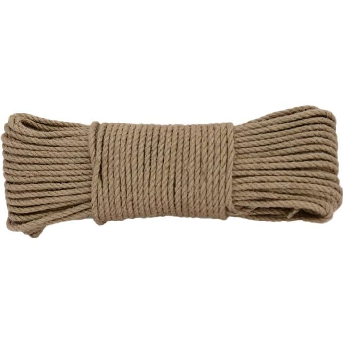 Cordage Corde Tressée Chanvre 20mm (2 CM) Se Vend Par Mètres Grosse