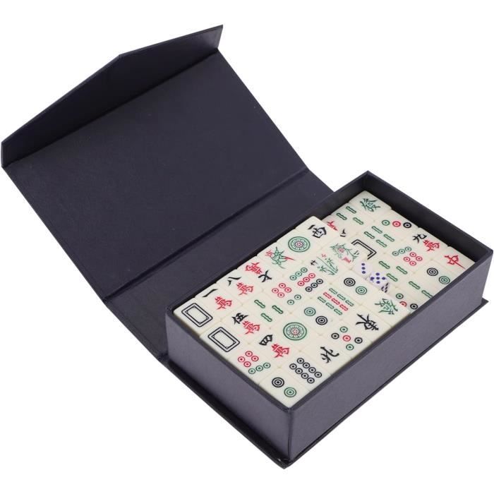 Mini Mahjong Portable Mailfull - Jeu De Société Traditionnel Chinois Pour Famille Et Voyages