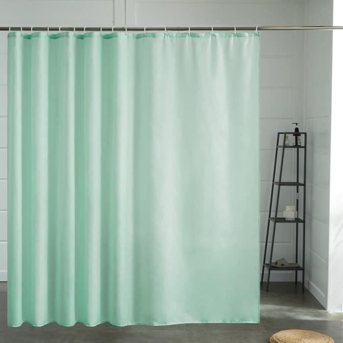 Rideau de douche anti-moisissure pour baignoire dans la salle de bain  Rideaux textiles