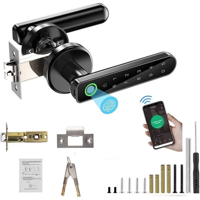 Serrure Intelligente Tedee GO Noire - Modèle TLV2.0B, Seconde Main Mais Fonctionnelle
