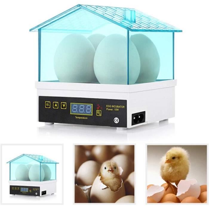 Mini Incubateur Automatique D'Oeufs - Couveuse Pour Poulet Canard Oie Avec Contrôle Température