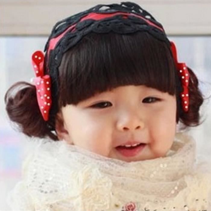 Mignon Bebe Filles Cheveux Noirs Frange Bowknot Head Band Photographie Bandeaux Lwla Cdiscount Au Quotidien