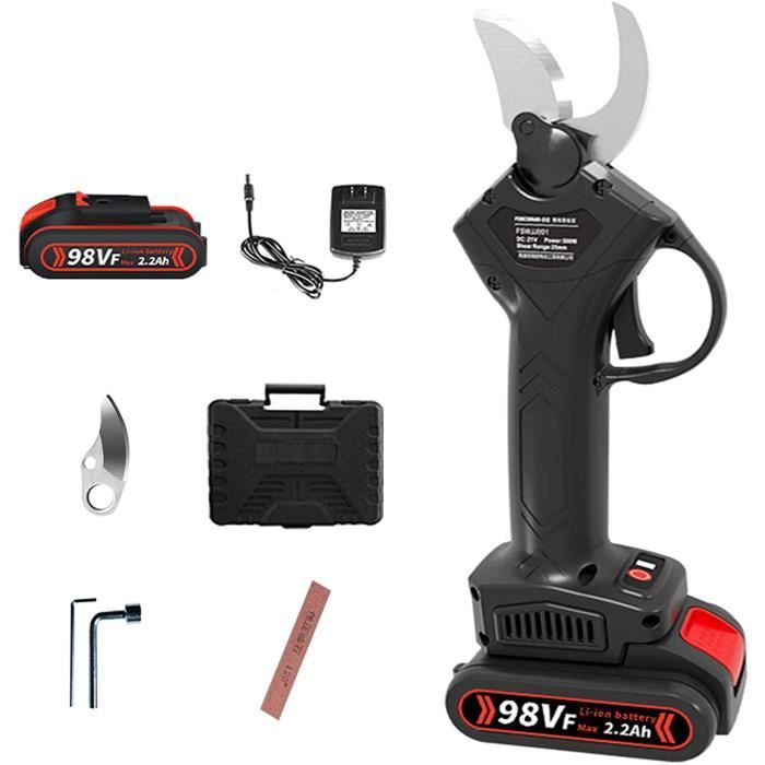 Sécateur électrique Télescopique TaskStar 2-en-1 - Coupe Branches 40mm, Portée 4.5m, 2 Batteries 4.0Ah | Moteur Sans Balais, 4 Modes | Pour Jardin, Arbres Fruitiers