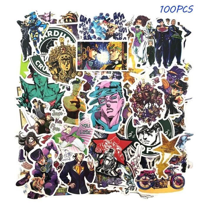 50 pi/èces skateboard dyudyrujdtry Naruto autocollants v/élo hi-fiole pour ordinateur portable bagages bouteille deau pour voiture cadeau enfant guitare Anime /étanche pour d/écalcomanie