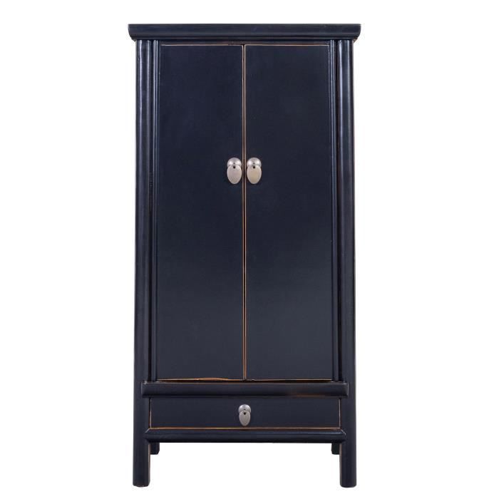 Armoire Chinoise Fine Asianliving Noire Achat Vente Armoire De Chambre Armoire Chinoise Fine Soldes Sur Cdiscount Des Le 20 Janvier Cdiscount