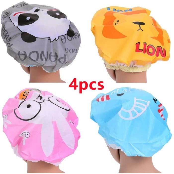 Bonnet De Douche Bébé Tout-Petit - Velcro Réglable EVA Souple - Protection Yeux Nez Oreilles