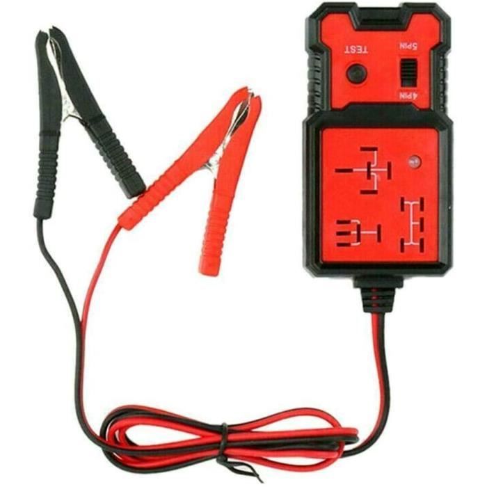 Testeur De Relais Automobile 12V - Kit Diagnostic Électrique Voiture Avec LED Et Sac De Transport